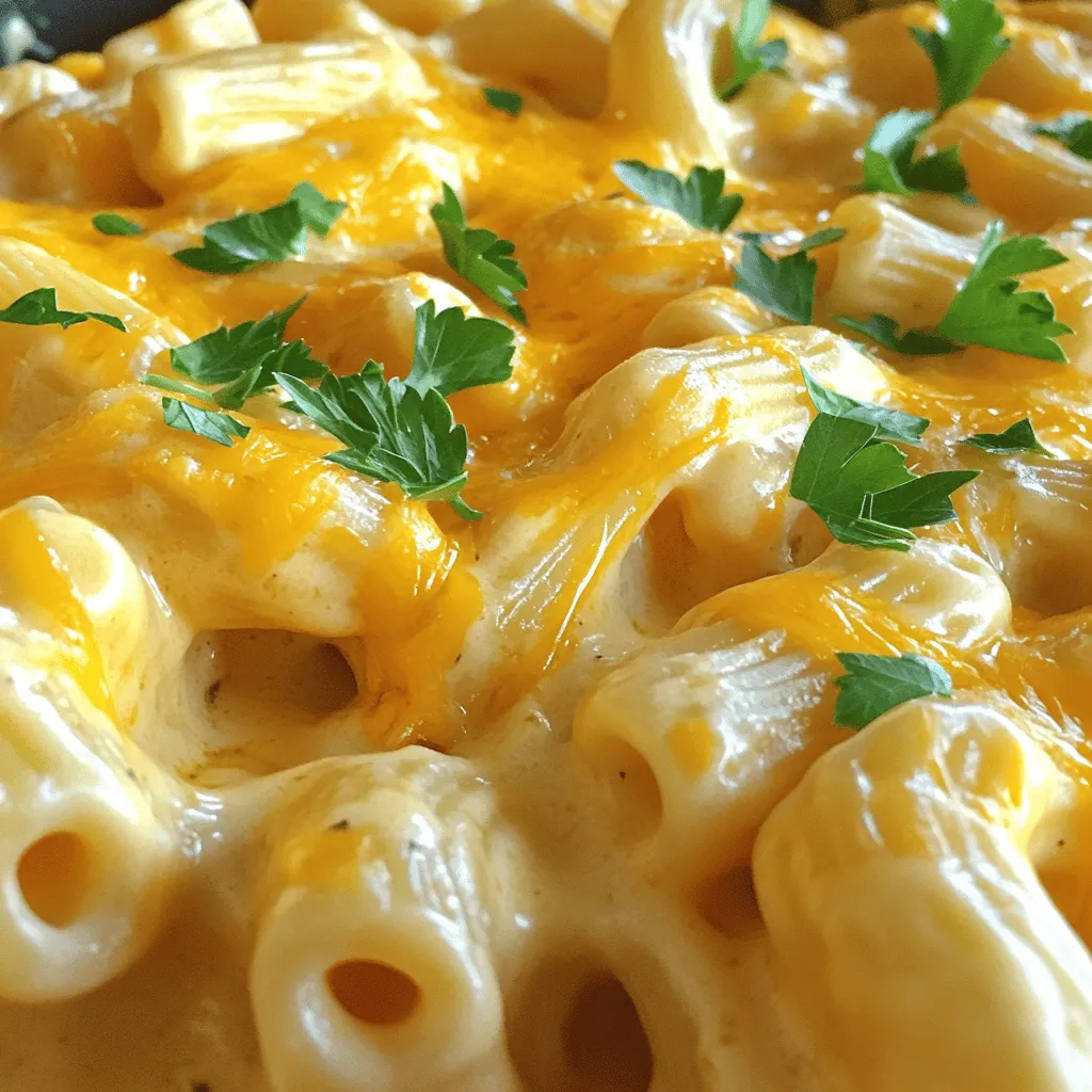 Um die perfekte Instant Pot Mac & Cheese zu machen, brauchst du einige einfache Zutaten. Du benötigst 1 Pfund Ellbogen-Makkaroni, 4 Tassen Hühner- oder Gemüsebrühe, 2 Esslöffel ungesalzene Butter, sowie Knoblauch- und Zwiebelpulver. Dazu kommt ein Teelöffel Dijon-Senf, 2 Tassen scharfen Cheddar, 1 Tasse Mozzarella und 1/2 Tasse Frischkäse. Vergiss nicht, Salz und Pfeffer nach Geschmack hinzuzufügen.