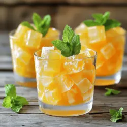 Für meine einfache gefrorene Pfirsich-Limonade benötige ich frische Zutaten. Du wirst vier reife Pfirsiche brauchen. Schneide sie in Stücke und entkerne sie. Dann kommen zwei Tassen Zitronenlimonade dazu. Du kannst sie selbst machen oder kaufen. Ein wenig Honig oder Agavendicksaft sorgt für die Süße. Nutze etwa ein Viertel Tasse, aber passe es nach deinem Geschmack an. Schließlich kommen eine Tasse Eiswürfel in den Mixer.