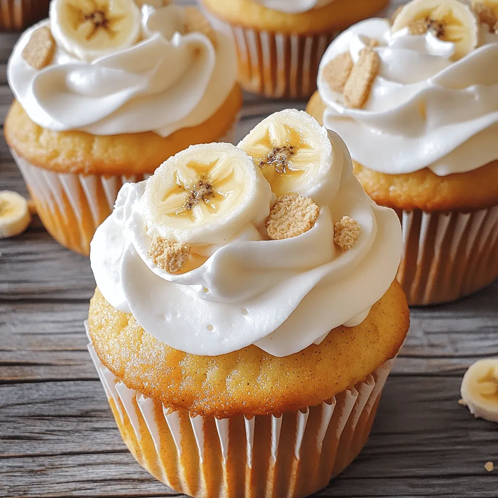 Die besten Bananenpudding Cupcakes vereinen Geschmack und Textur. Sie haben einen feuchten, weichen Teig und eine süße Bananennote. Das Topping aus Schlagsahne macht sie besonders lecker. Oft garnieren wir sie mit zerstoßenen Waffeln und einer Scheibe Banane.