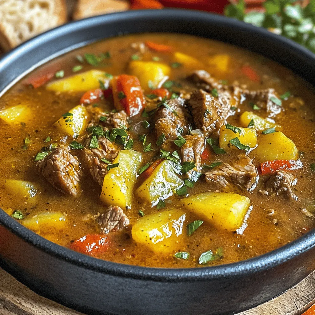 Ein authentisches deutsches Gulasch ist reich, herzhaft und voller Geschmack. Es gibt einige wichtige Zutaten, die es besonders machen.