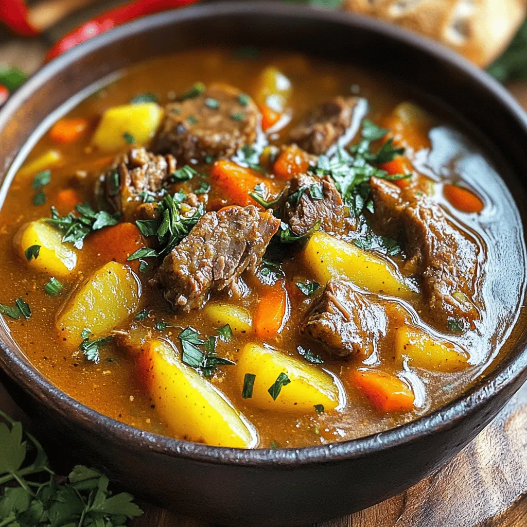 Ein authentisches deutsches Gulasch ist reich, herzhaft und voller Geschmack. Es gibt einige wichtige Zutaten, die es besonders machen.