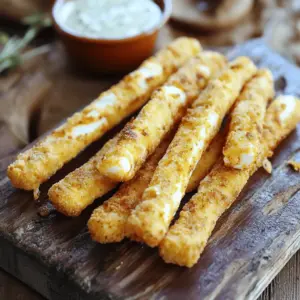 Um die Nashville Hot Bacon-Wrapped Mozzarella Sticks zuzubereiten, benötigst du einige einfache Zutaten. Du brauchst 8 Mozzarella-Sticks und 8 Scheiben Bacon. Außerdem benötigst du 1/2 Tasse Mehl, 1 großes Ei und 1 Tasse Paniermehl. Für den besonderen Kick füge 2 Esslöffel Nashville Hot Gewürz hinzu. Öl ist nötig zum Frittieren. Optional kannst du Ranch oder Blauschimmelkäse-Dressing als Dip verwenden.