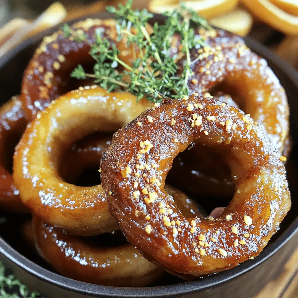 Um herzhafte Bier-Zwiebeln mit knusprigem gesalzenem Schweinefleisch zuzubereiten, benötigst du einige Grundzutaten. Du brauchst vier große Zwiebeln, 250 ml helles Bier, 250 g Schweinebauch, zwei Esslöffel Olivenöl, zwei Teelöffel braunen Zucker, einen Teelöffel getrockneten Thymian, einen Teelöffel Paprikapulver sowie Salz und Pfeffer. Frischer Schnittlauch dient zum Garnieren.