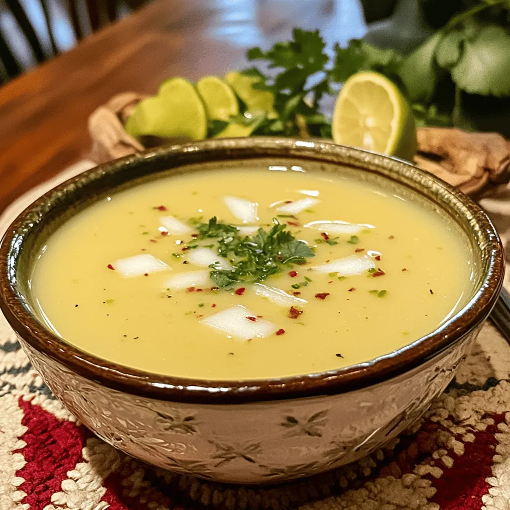 Die Zutaten für kubanische Suppe sind einfach und frisch. Sie bieten viel Geschmack und Nährstoffe.
