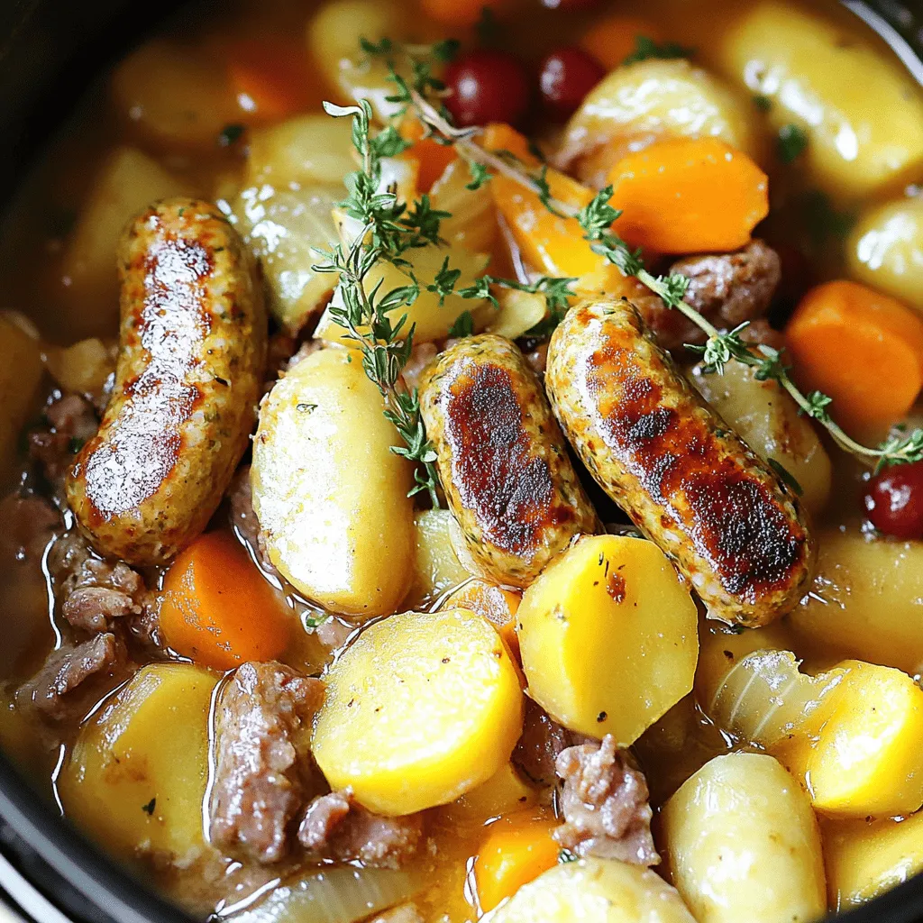 Dublin Coddle ist ein herzhaftes Gericht, das reich an Geschmack ist. Die Hauptzutaten umfassen Würstchen, Speck, Kartoffeln, Zwiebeln und Karotten. Diese Zutaten machen das Gericht nährend und schmackhaft.