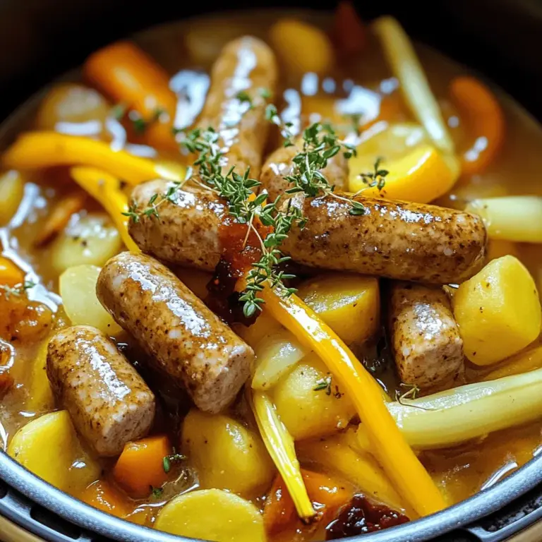 Dublin Coddle ist ein herzhaftes Gericht, das reich an Geschmack ist. Die Hauptzutaten umfassen Würstchen, Speck, Kartoffeln, Zwiebeln und Karotten. Diese Zutaten machen das Gericht nährend und schmackhaft.