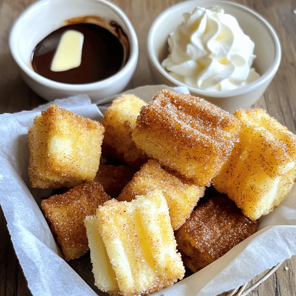 Um Angel Food Cake Churro Bites zuzubereiten, brauchst du ein paar einfache Zutaten. Du benötigst: