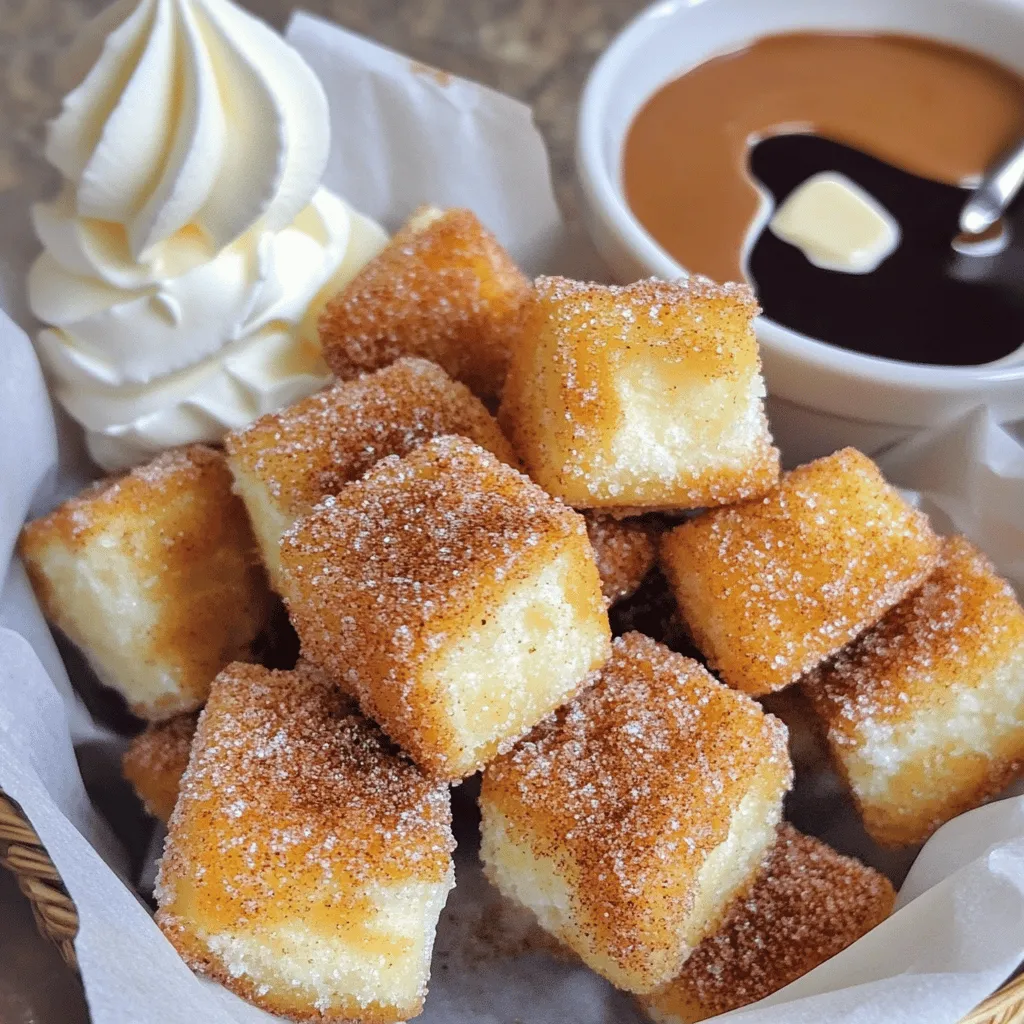 Um Angel Food Cake Churro Bites zuzubereiten, brauchst du ein paar einfache Zutaten. Du benötigst: