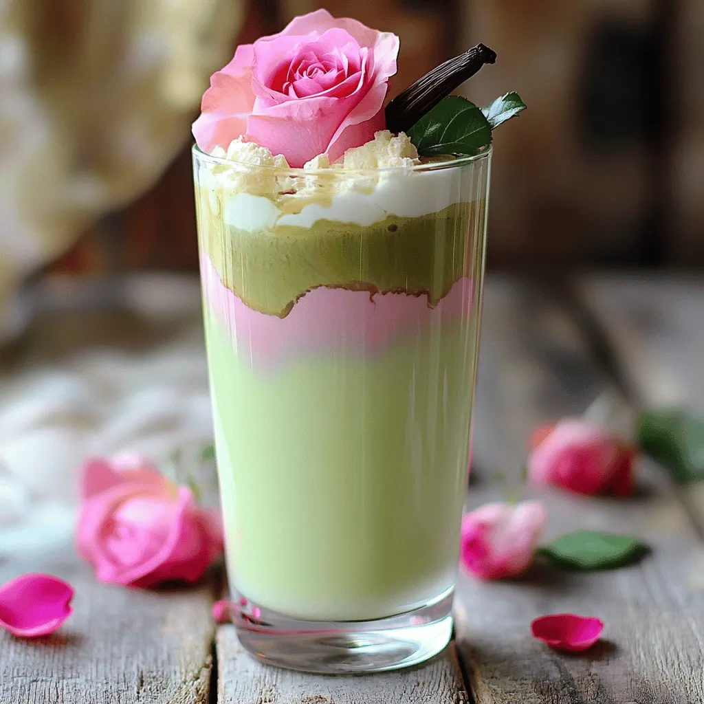 Um einen perfekten Vanille-Rosen-Tee-Latte zu machen, brauchen Sie einige einfache Zutaten. Sie benötigen 2 Tassen Wasser, einen Teebeutel grüner Tee, einen Teelöffel getrocknete Rosenblätter, einen Teelöffel Vanilleextrakt, eine Tasse Milch oder eine pflanzliche Alternative, und einen Esslöffel Honig oder Agavendicksaft. Eine Prise Zimt ist optional, aber lecker.