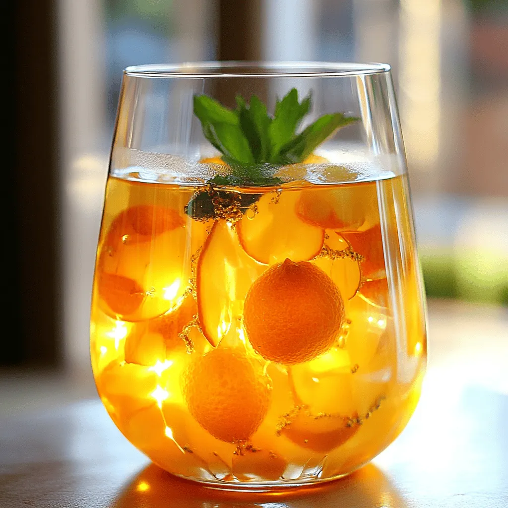 Um einen köstlichen Orangen-Zimt-Eistee zu machen, brauchst du frische Zutaten. Die Hauptzutaten sind schwarzer Tee, Orangen und Zimt. Diese geben dem Eistee ein tolles Aroma. Hier sind die genauen Zutaten: