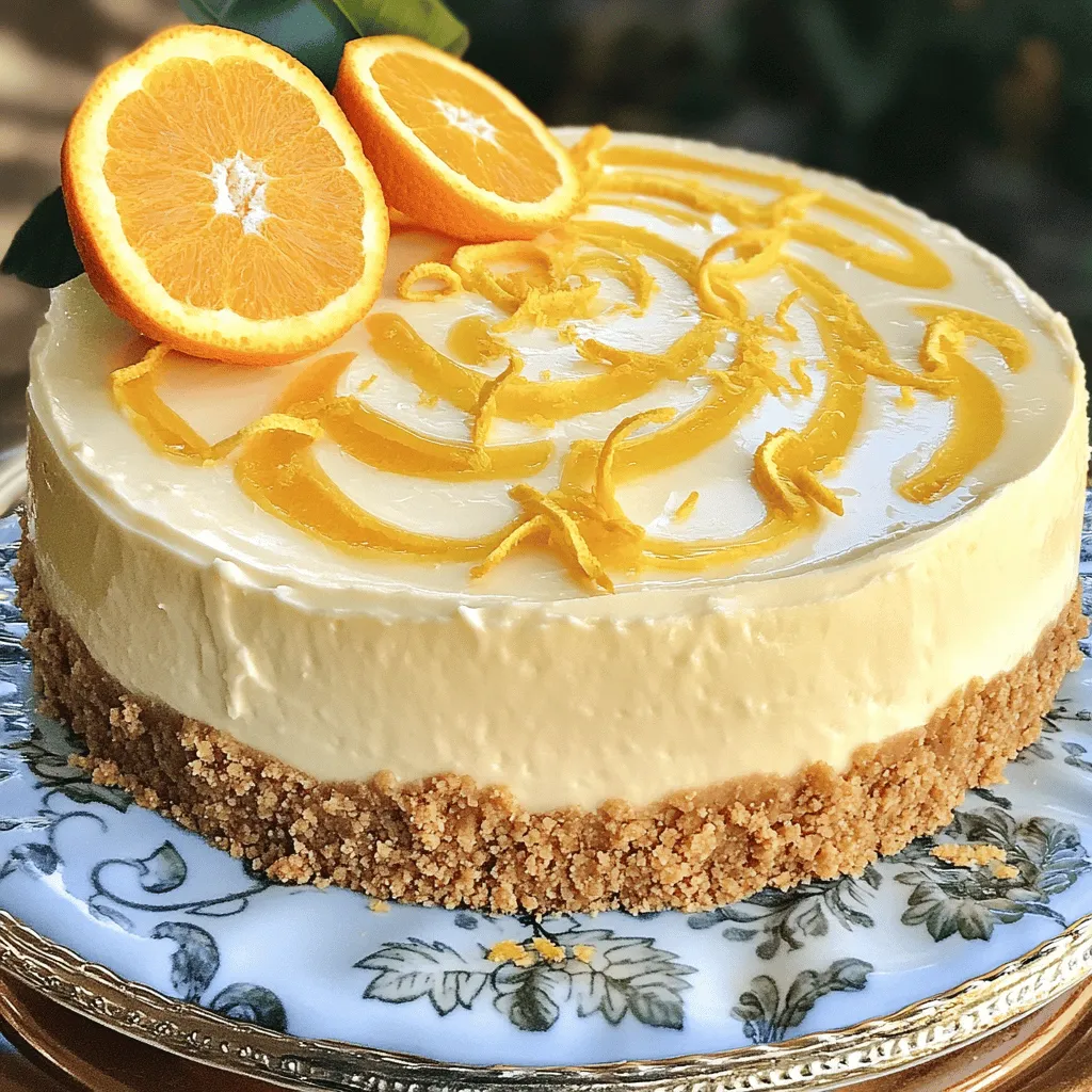 Um einen No Bake Orange Creamsicle Cheesecake zu machen, brauchst du einige einfache Zutaten.