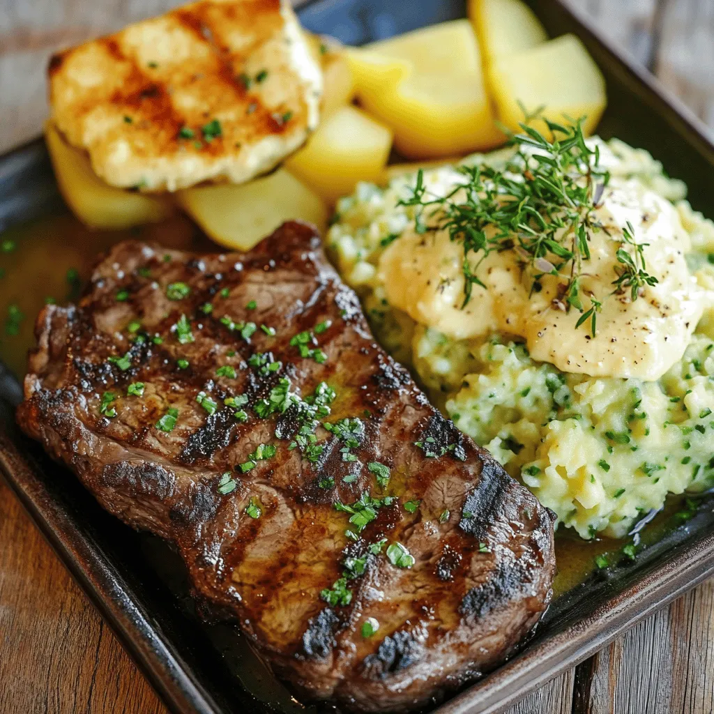 Um Gaelic Irish Steaks mit Whiskey Cream zuzubereiten, benötigen Sie einige frische Zutaten. Sie brauchen zwei Rindersteaks, Salz, Pfeffer, Butter, Olivenöl, Sahne und Whiskey. Dijon-Senf, Kartoffeln, Kohl, Frühlingszwiebeln und Schnittlauch sind ebenfalls wichtig. Diese Zutaten bringen die irische Küche direkt zu Ihnen nach Hause.