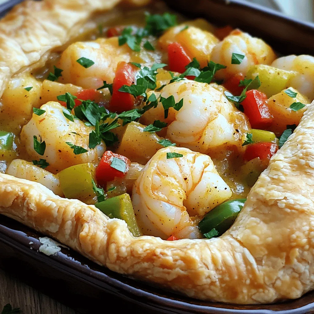 Ein traditionelles Cajun Seafood Pot Pie ist ein wahres Festmahl. Es vereint frische Meeresfrüchte, Gemüse und würzige Aromen in einer zarten Kruste. Dieses Gericht bringt den Geschmack des Südens direkt auf deinen Tisch.
