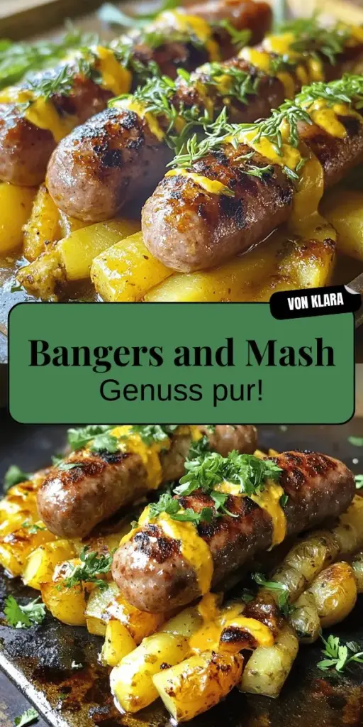 Entdecken Sie das köstliche Bangers and Mash mit Zwiebelsoße, ein echter Klassiker der britischen Küche! Mit saftigen Würstchen, cremigem Kartoffelpüree und aromatischer Zwiebelsoße bringen Sie ein Stück britische Tradition auf den Tisch. In unserem Artikel finden Sie alles von den besten Zutaten bis hin zu köstlichen Variationen. Lassen Sie sich inspirieren und experimentieren Sie – klicken Sie jetzt für das vollständige Rezept!