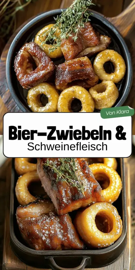 Entdecke das perfekte Rezept für herzhafte Bier-Zwiebeln mit knusprigem Schweinefleisch! Lerne, wie du Zwiebeln karamellisierst und den Biergeschmack intensivierst, um eine unvergleichliche Geschmacksexplosion zu kreieren. Egal, ob für eine Party oder ein gemütliches Dinner, dieses Gericht wird deine Gäste begeistern. Klicke jetzt, um die Schritt-für-Schritt-Anleitung und weitere köstliche Ideen zu entdecken!