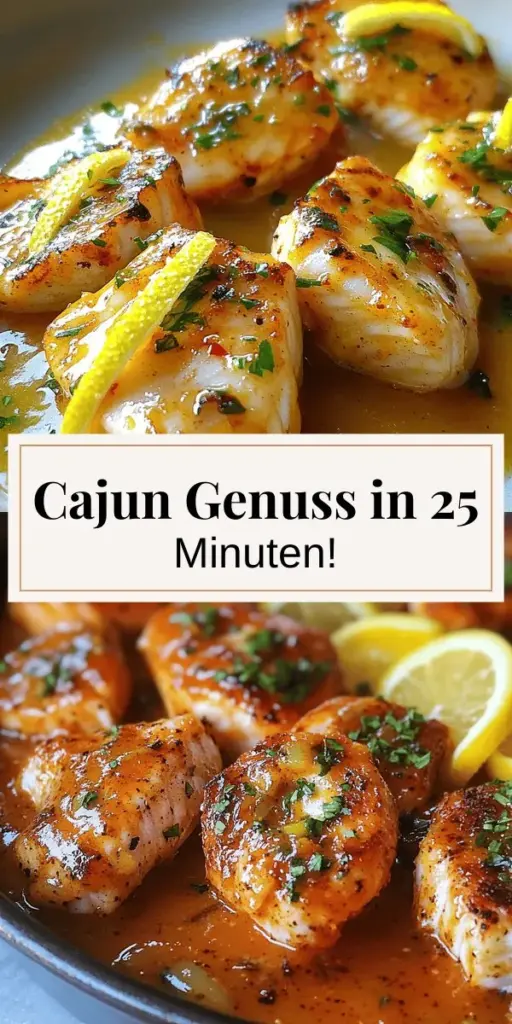 Entdecke die köstliche Welt von Cajun Garnelen und Lachs mit Knoblauchcreme! Dieses herzhaft-würzige Gericht vereint frische Meeresfrüchte und eine cremige Sauce, die perfekt für ein schnelles Abendessen oder besondere Anlässe ist. Mit einfachen Zutaten und leicht verständlichen Schritten zauberst du ein Festmahl, das deine Gäste begeistern wird. Klicke jetzt, um das vollständige Rezept zu entdecken und deine Küche mit diesem geschmacklichen Abenteuer zu bereichern!