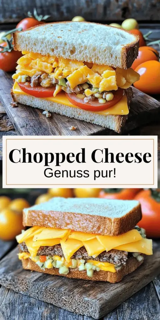 Entdecke das köstliche Chopped Cheese Sandwich, ein beliebtes New Yorker Street Food! In diesem einfachen und leckeren Rezept zeige ich dir, wie du saftiges Hackfleisch, geschmolzenen Käse und frische Toppings perfekt kombinierst. Egal, ob du es klassisch oder mit eigenen Variationen magst, diese Anleitung ist für jeden geeignet. Klicke jetzt, um alle Schritte und Tipps für das perfekte Chopped Cheese Sandwich zu erfahren!