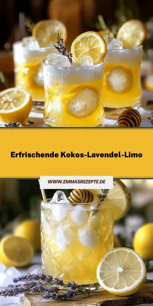 Entdecken Sie das erfrischende Kokos-Lavendel-Limonade Mocktail Rezept, das perfektes Urlaubsgefühl in Ihr Glas bringt! Mit süßem Kokoswasser, spritzigem Zitronensaft und duftendem Lavendel kreieren Sie ein köstliches, alkoholfreies Getränk, das jedem Anlass gerecht wird. Lassen Sie Ihrer Kreativität freien Lauf und variieren Sie nach Ihrem Geschmack. Klicken Sie jetzt und erfahren Sie, wie Sie dieses frische und leckere Getränk selbst zubereiten!