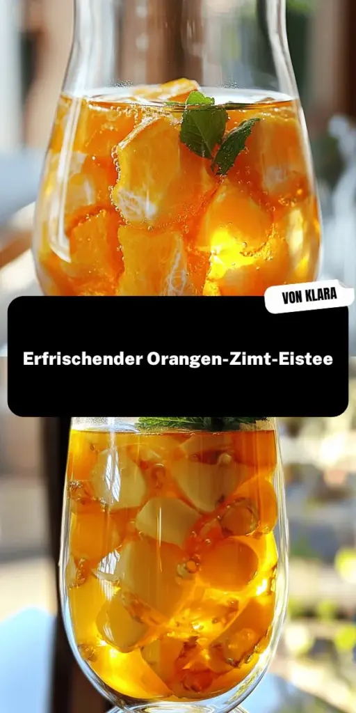 Entdecke die erfrischende Welt des Orangen-Zimt-Eistees! In diesem einfachen Rezept zeigen wir dir, wie du mit wenigen Zutaten und wenigen Schritten ein köstliches Sommergetränk zubereitest. Von der perfekten Zubereitung bis hin zu spannenden Variationen, die deinen Eistee aufpeppen, ist alles dabei. Lass dich von den gesundheitlichen Vorteilen überraschen und genieße jeden Schluck. Klicke jetzt, um das vollständige Rezept zu entdecken!