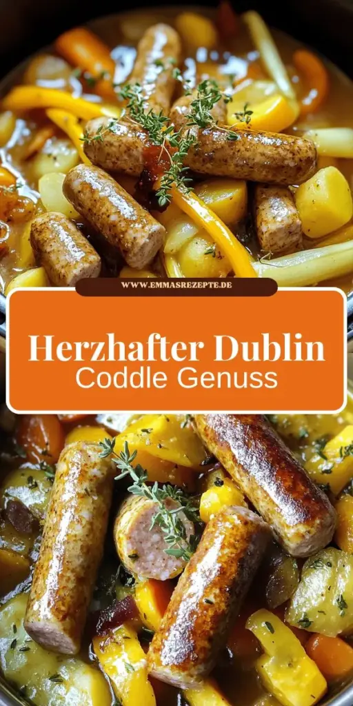 Entdecken Sie das herzhaftes Rezept für Slow Cooker Irish Dublin Coddle, das den Geschmack Irlands direkt in Ihre Küche bringt! Mit zarten Würstchen, Kartoffeln und einem Mix aus köstlichen Gewürzen ist dieses Gericht perfekt für kalte Tage. Erfahren Sie die besten Zubereitungstipps und Variationen, um Dublin Coddle nach Ihrem Geschmack zu gestalten. Lassen Sie sich inspirieren und klicken Sie durch, um das vollständige Rezept zu entdecken!