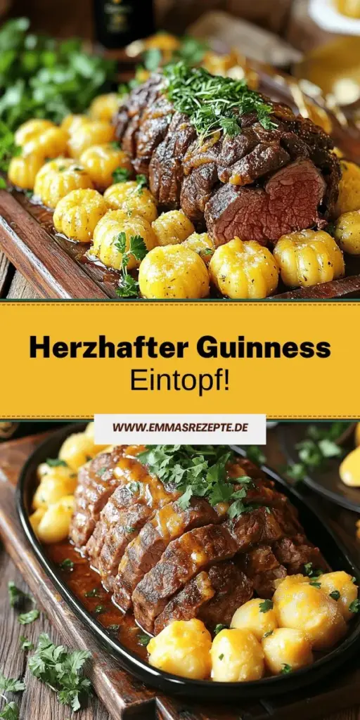 Entdecke die perfekte Mischung aus herzhaftem Genuss mit meinem Guinness Rindfleisch-Eintopf und delikaten Cheddar Kräuterknödeln! Dieses Rezept vereint zartes Rindfleisch und aromatische Knödel zu einem unvergesslichen Geschmackserlebnis. Mit einfachen Zutaten und klaren Anleitungen kannst du ein gelungenes Gericht zaubern, das alle begeistert. Klicke jetzt, um das vollständige Rezept zu entdecken und deine Gäste zu beeindrucken!