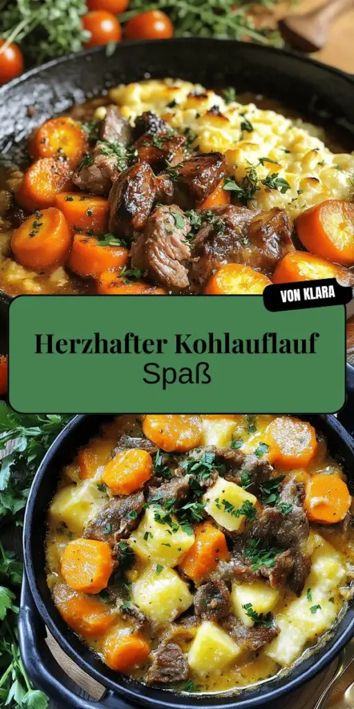 Entdecke das perfekte Rezept für einen komfortablen Auflauf mit Kohl und Hackfleisch, der die ganze Familie begeistert! Mit einfachen Zutaten und schnellen Zubereitungsschritten kreierst du ein herzhaftes Gericht, das voll von Nährstoffen steckt. Ideal für ein schnelles Abendessen oder die Essensvorbereitung in der Woche. Klicke jetzt, um mehr über die Zubereitung und kreative Variationen zu erfahren und bring frischen Schwung in deine Küche!