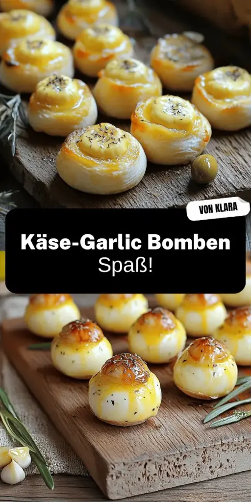 Entdecke die köstlichen Pillsbury Biscuit Garlic Butter Cheese Bombs, die jede Party aufpeppen! Diese einfach zuzubereitenden Snacks sind außen knusprig und voller geschmolzenem Käse. Perfekt für Snacks oder als Fingerfood, variieren Sie die Füllungen nach Ihrem Geschmack. Lass dich inspirieren und kreiere mit verschiedenen Käsesorten und Dips einzigartige Leckerbissen. Klicke hier, um das vollständige Rezept zu erfahren und loszulegen!