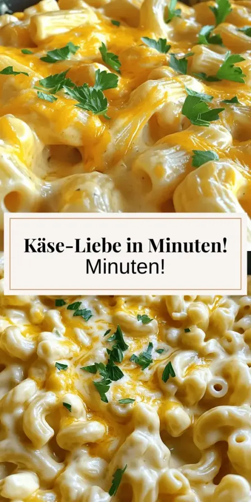 Entdecke das einfache und unglaublich leckere Rezept für Instant Pot Mac & Cheese! In nur 4 Minuten zauberst du eine cremige Käsevariation, die die ganze Familie begeistert. Perfekt für spontane Gäste oder einen schnellen Snack. Mit unseren Tipps kannst du das Gericht variieren und sogar gesünder gestalten. Klicke hier, um das vollständige Rezept und kreative Ideen für deine eigene Mac & Cheese-Kreation zu entdecken!