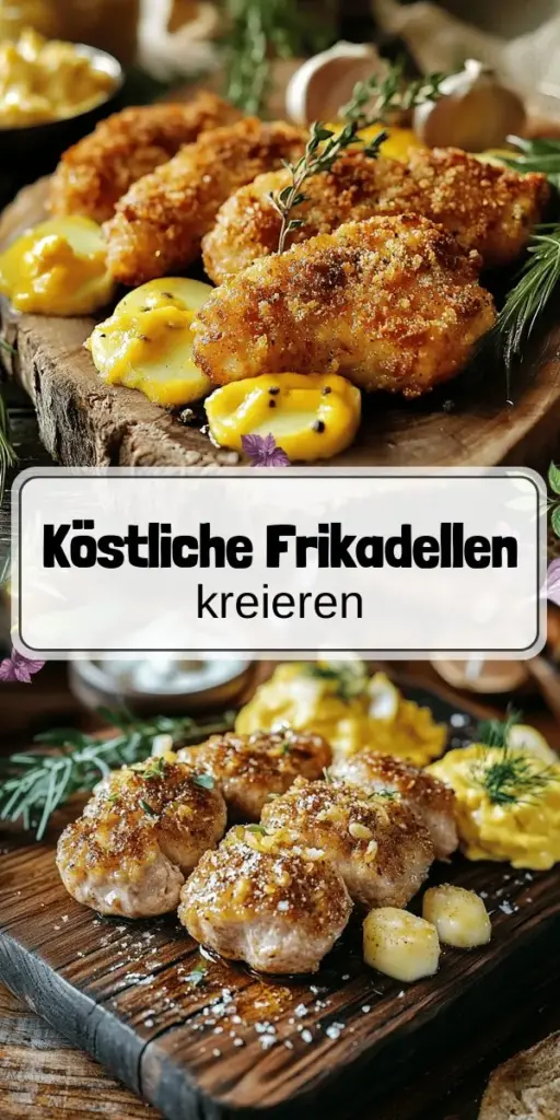 Entdecke das Rezept für authentische Frikadellen, die jeden Hamburger übertreffen! Lerne die Geheimnisse dieser klassischen deutschen Delikatesse kennen und bereite saftige Patties aus hochwertigem Rinder- und Schweinehackfleisch zu. Egal ob mit traditionellen Beilagen oder modernen Variationen, diese Frikadellen sind ein Hit! Klicke jetzt, um die Schritt-für-Schritt-Anleitung zu sehen und deine eigene Genussreise zu starten!