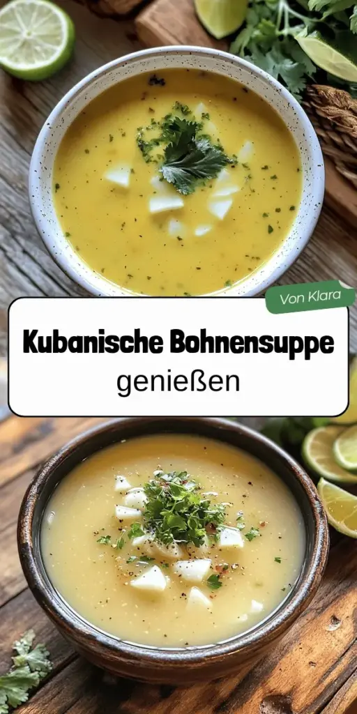 Entdecke das köstliche Rezept für kubanische weiße Bohnensuppe, das deine Geschmacksknospen verzaubern wird! Mit frischen Zutaten wie weißen Bohnen, Paprika und aromatischen Gewürzen ist dieses Herzstück der kubanischen Küche sowohl nahrhaft als auch einfach zuzubereiten. Lass dich von kreativen Variationen inspirieren und genieße eine belebende Mahlzeit. Klick durch und erfahre, wie du diese aromatische Suppe selbst zaubern kannst!