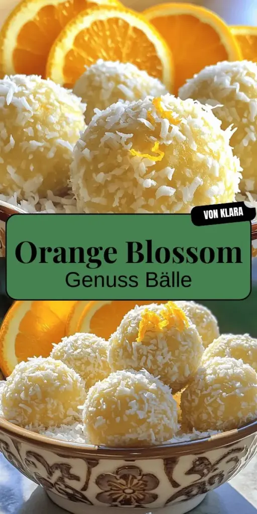 Entdecke die köstlichen Orange Blossom Delight Balls, die mit ihrem einzigartigen Geschmack aus Orangenblüten, Mandeln und Kokosnuss begeistern! In diesem Artikel erfährst du alles über ihre Herkunft, gesundheitliche Vorteile und ein einfaches Rezept, mit dem du sie ganz einfach zu Hause nachmachen kannst. Lass dich von vielseitigen Variationen inspirieren und serviere diese süßen Leckereien bei deinem nächsten Fest. Klicke jetzt, um das vollständige Rezept zu entdecken!