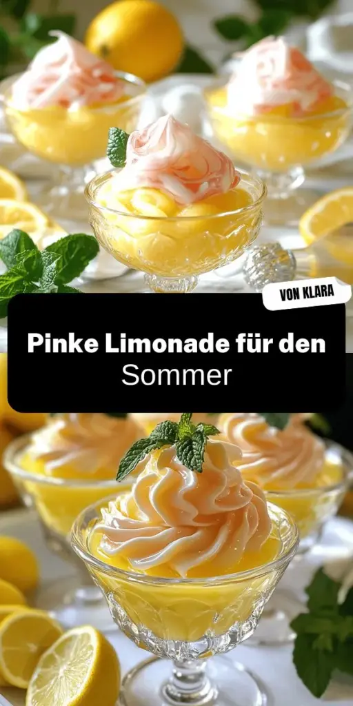 Entdecke die köstliche Welt der Whipped Pink Lemonade! Dieses frische und cremige Getränk ist perfekt für heiße Sommertage und super einfach zuzubereiten. In unserem Rezept erfährst du, welche Zutaten du brauchst, um die perfekte Konsistenz zu erreichen und welche Variationen deinen Genuss noch steigern. Lass dich inspirieren und kreiere deinen eigenen Erfrischungs-Klassiker! Klick jetzt auf den Link und finde das vollständige Rezept!
