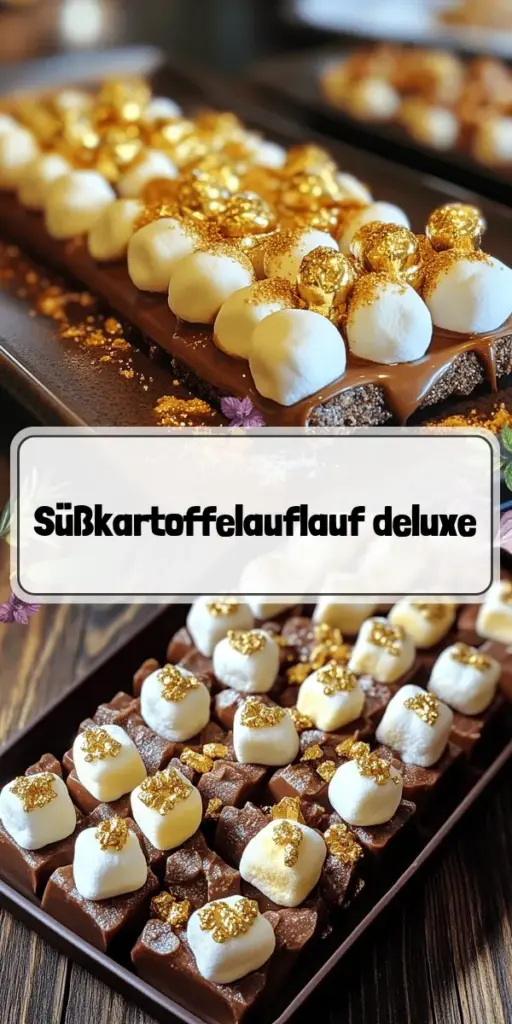 Bereite einen köstlichen Süßkartoffelauflauf mit Marshmallows zu und beeindrucke Familie und Freunde! In diesem einfachen Rezept erfährst du alles über die besten Zutaten, Tipps zur Zubereitung und köstliche Variationen. Perfekt für Feiern oder einen gemütlichen Abend. Lass dich von den süßen Aromen verführen und erfahre, wie du den Auflauf optimal präsentierst. Klicke jetzt, um das vollständige Rezept zu entdecken und deine Küche mit einem fantastischen Duft zu erfüllen!