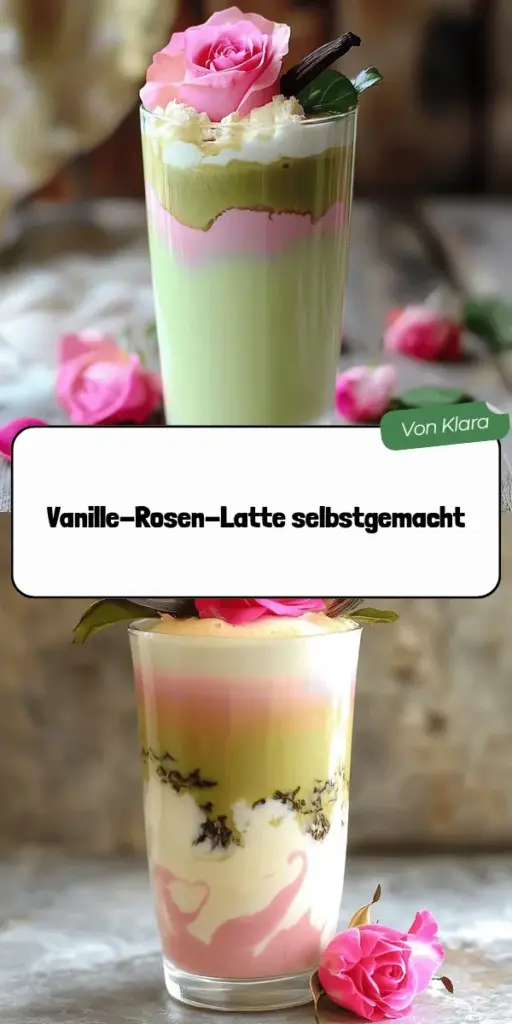 Entdecke das köstliche Rezept für einen Vanille-Rosen-Tee-Latte, der süße Vanille und blumige Rosen vereint! Diese einfache Zubereitung ist perfekt für Teeliebhaber und alle, die etwas Neues ausprobieren möchten. Mit leicht zu findenden Zutaten und kreativen Variationen gestaltest du diesen Latte ganz nach deinem Geschmack. Lass dich von der Aromawelt inspirieren und entdecke das vollständige Rezept, um deinen perfekten Tee-Latte selbst zu machen!