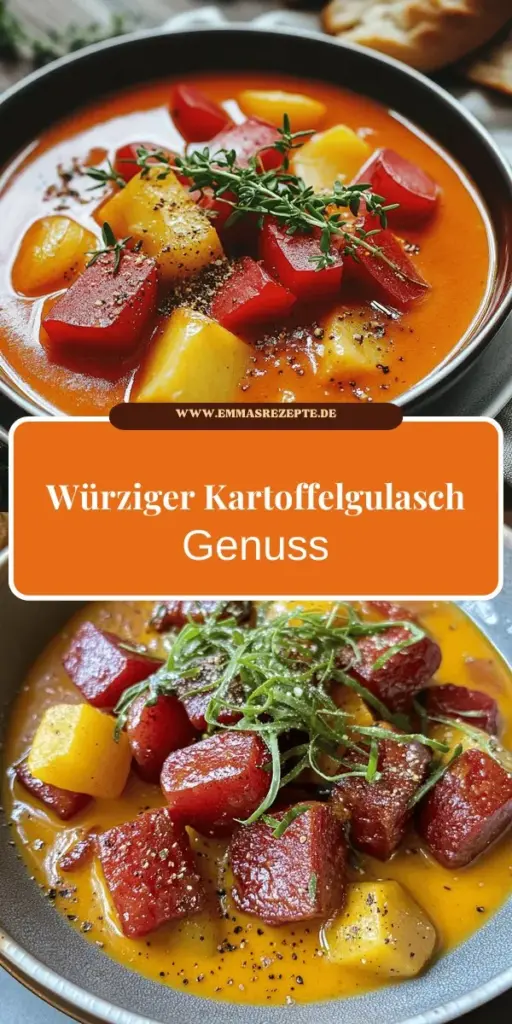 Entdecken Sie das Rezept für Saucy Hungarian Red Potato Goulash und lassen Sie sich von den herzhaften Aromen verführen! Dieses einfache und köstliche Gericht ist perfekt für Familienessen oder besondere Anlässe. Erfahren Sie, wie Sie mit frischen Zutaten und perfekt abgestimmten Gewürzen ein unvergessliches Gulasch zubereiten. Klicken Sie jetzt, um das vollständige Rezept zu entdecken und genießen Sie die ungarische Kochkunst in Ihrem Zuhause!