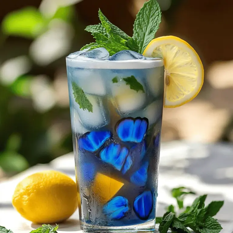 Für den Iced Butterfly Pea Flower Tea Latte brauchst du ein paar einfache Zutaten. Du benötigst: - 1 Tasse Wasser - 2 Esslöffel getrocknete Schmetterlingserbsenblüten - 1 Esslöffel Honig oder Agavendicksaft (nach Geschmack) - 1 Tasse Kokosmilch (oder andere Milch) - Eiswürfel - Frische Minzblätter zur Dekoration - Eine Scheibe Zitrone (optional, zum Servieren)