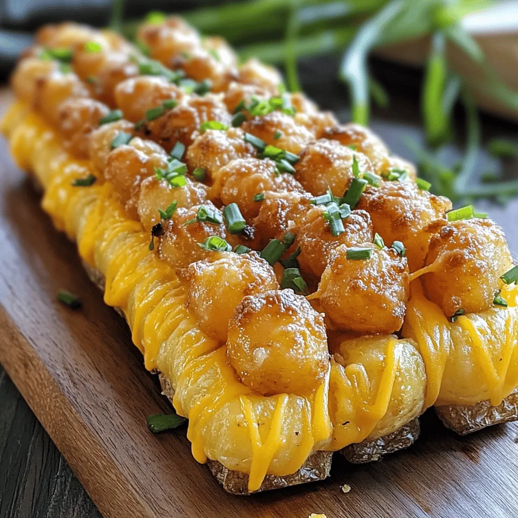 Um den Cracked Out Chicken Tater Tot Casserole zuzubereiten, benötige ich einige einfache Zutaten. Die Hauptzutaten sind Hähnchenbrust, Tater Tots und Speck. Ich benutze auch saure Sahne und Cheddar-Käse für den cremigen Geschmack. Gewürze wie Knoblauchpulver, Paprikapulver, Zwiebelpulver, Salz und Pfeffer geben dem Gericht Würze. Frischer Schnittlauch ist eine schöne Garnitur.