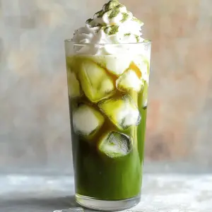 Iced Brown Sugar Matcha Latte Rezept frisch genießen