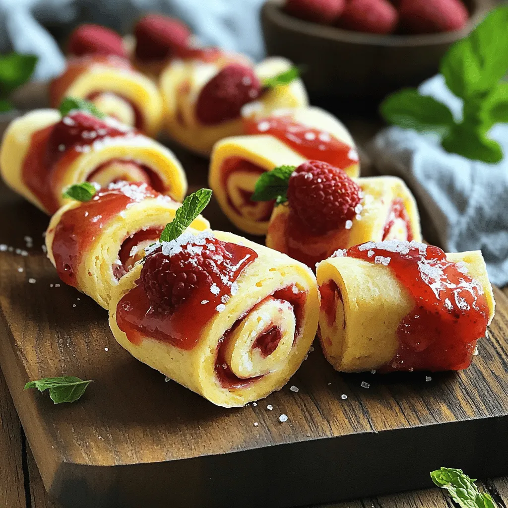Um einfache Erdbeer-Käsekuchen-Rollen zu machen, brauchst du ein paar einfache Zutaten. Du benötigst sechs große Tortillas. Mehl- oder Vollkorn-Tortillas funktionieren gut. Dann brauchst du 300 g zimmerwarmen Cream Cheese. 100 g Puderzucker und einen Teelöffel Vanilleextrakt sind wichtig für den Geschmack. Frische Erdbeeren sind ein Muss! Du benötigst 200 g, gewaschen und in Scheiben geschnitten. 100 g steif geschlagene Schlagsahne geben der Füllung eine luftige Note. Optional kannst du auch 50 g Erdbeermarmelade für mehr Geschmack verwenden. Minzblätter sind eine tolle Garnitur.