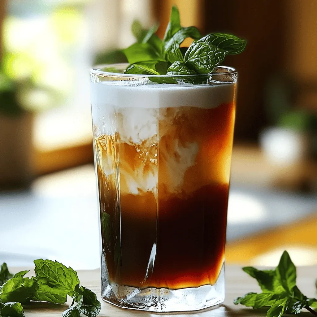 Um authentischen thailändischen Eistee zuzubereiten, brauchst du einige einfache Zutaten. Du benötigst Wasser, Thai-Eistee, Zucker, Kondensmilch und Eiswürfel. Optional sind Milch oder Kokosmilch und frische Minzblätter zur Dekoration. Diese Zutaten sind leicht zu finden. Thai-Eistee gibt es in Teebeuteln oder als losen Tee.