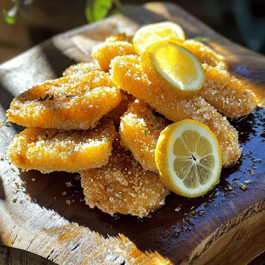 Um Zitronen-Tee-Hähnchen zuzubereiten, brauchst du einige einfache Zutaten. Du benötigst 1 kg Hähnchenstücke, wie Oberschenkel und Flügel. Außerdem kommen 2 Tassen abgekühlter schwarzer Tee und 1/4 Tasse frisch gepresster Zitronensaft dazu. Honig, Paprikapulver, Knoblauchpulver, Zwiebelpulver, Pfeffer und Salz geben dem Gericht den richtigen Geschmack. Zum Frittieren brauchst du 1 Tasse Mehl und Öl.