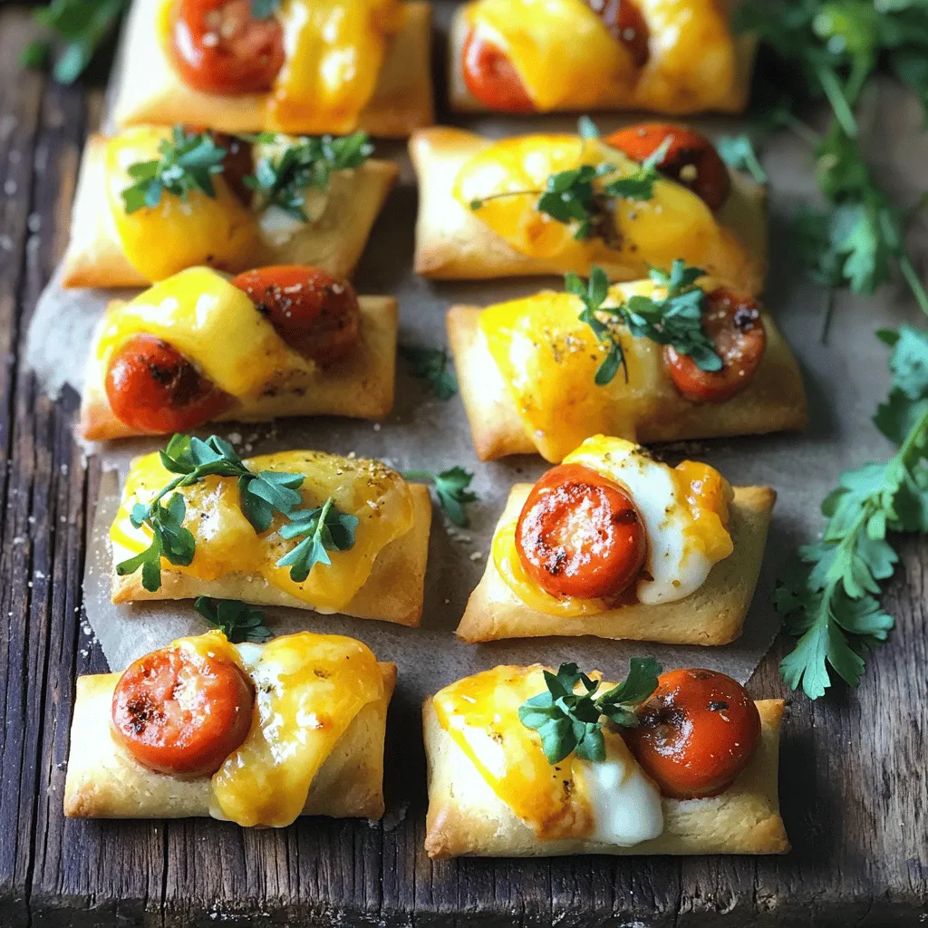 Für die Rotel Wurst und Frischkäse-Crescents brauchst du einige einfache Zutaten. Du benötigst eine Rolle Blätterteig, etwa 340 Gramm. Außerdem brauchst du 250 Gramm weichen Frischkäse und eine Dose Rotel-Dosen-Tomaten, etwa 400 Gramm. Die Tomaten bringen Geschmack und eine leichte Schärfe. Du brauchst auch 200 Gramm gebratene und zerkrümelte Bratwürste. Gewürze wie Knoblauchpulver, Zwiebelpulver und Paprika sind wichtig. Schließlich brauchst du ein Ei zum Bestreichen und etwas Salz sowie Pfeffer.