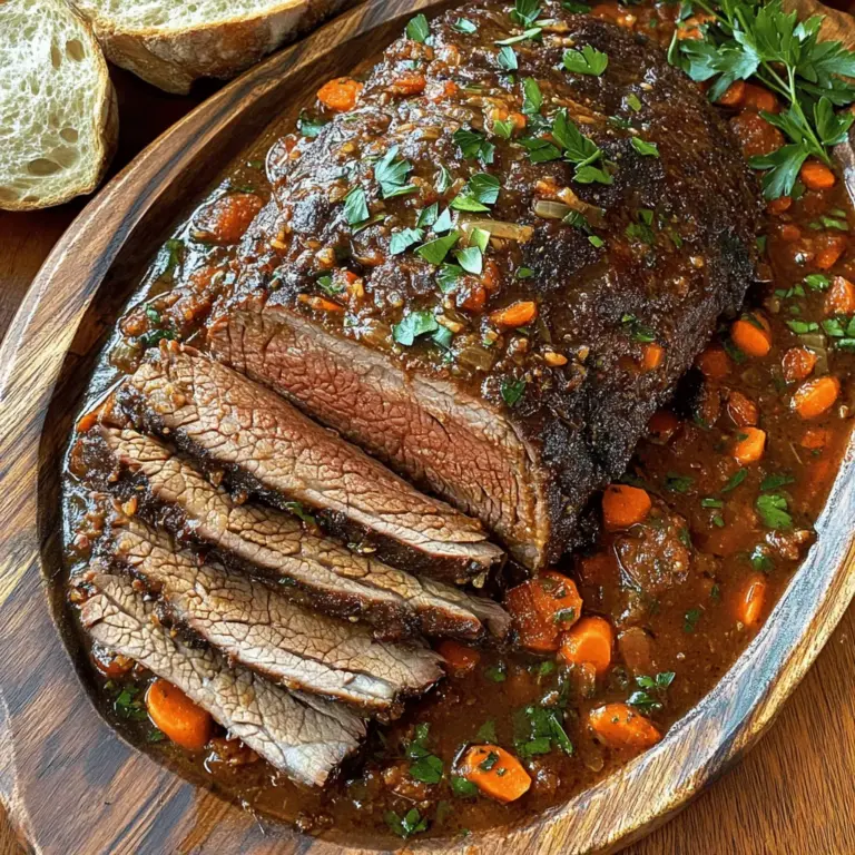 Für den perfekten italienischen Pot Roast benötigst du folgende Hauptzutaten: