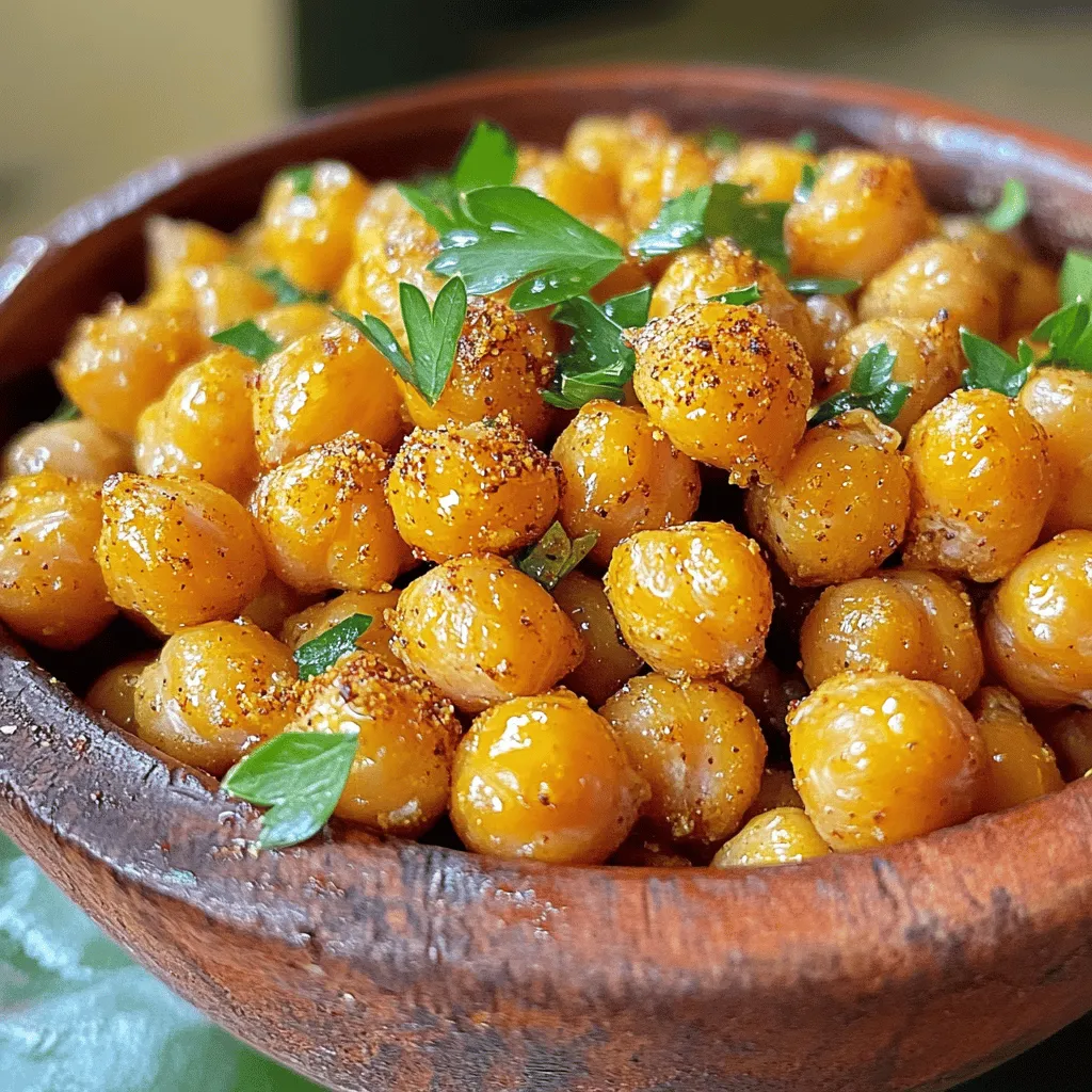 Um knusprige Kichererbsen zu machen, brauchst du nur einige einfache Zutaten. Du benötigst eine Dose Kichererbsen, Olivenöl und ein paar Gewürze. Die Kichererbsen sind der Hauptbestandteil. Sie geben den Snacks ihre herzhaften Aromen. Olivenöl hilft, die Kichererbsen schön knusprig zu machen. Gewürze wie Paprika, Kreuzkümmel und Knoblauchpulver bringen den Geschmack.