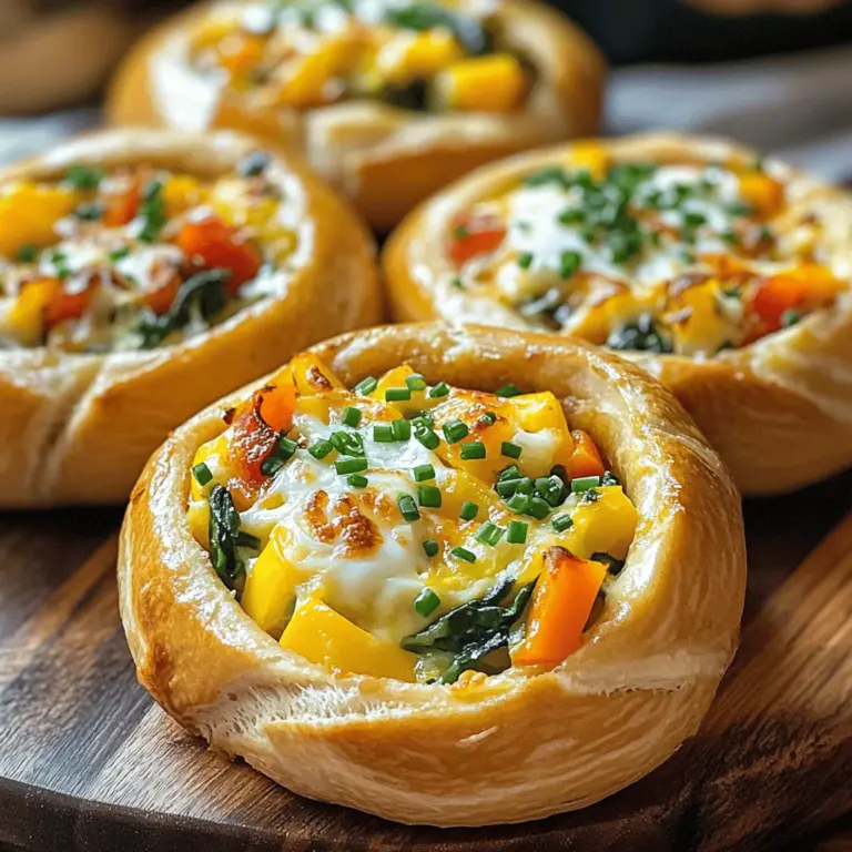 Für Quiche Stuffed Bagels benötigst du einige einfache, aber wichtige Zutaten. Hier sind sie: