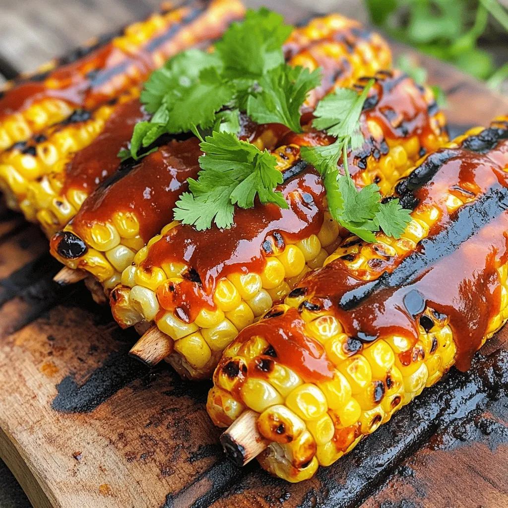 Beim Zubereiten von Maisrippen gibt es einige wichtige Punkte. Zuerst schneide die frischen Maiskolben in Drittel. Das macht sie einfach zu essen und sieht toll aus. Ich lege den Mais auf ein Schneidebrett. Dann benutze ich ein scharfes Messer, um die Körner abzuschneiden. So entstehen die perfekten Stücke.