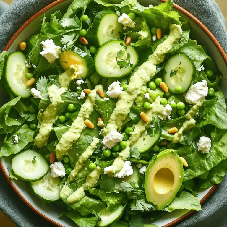 Ein grüner Salat bringt frische und gesunde Zutaten auf den Tisch. Ich liebe, wie einfach er zuzubereiten ist. Man braucht nur ein paar frische Zutaten. Dieser Salat ist perfekt für jeden Tag.