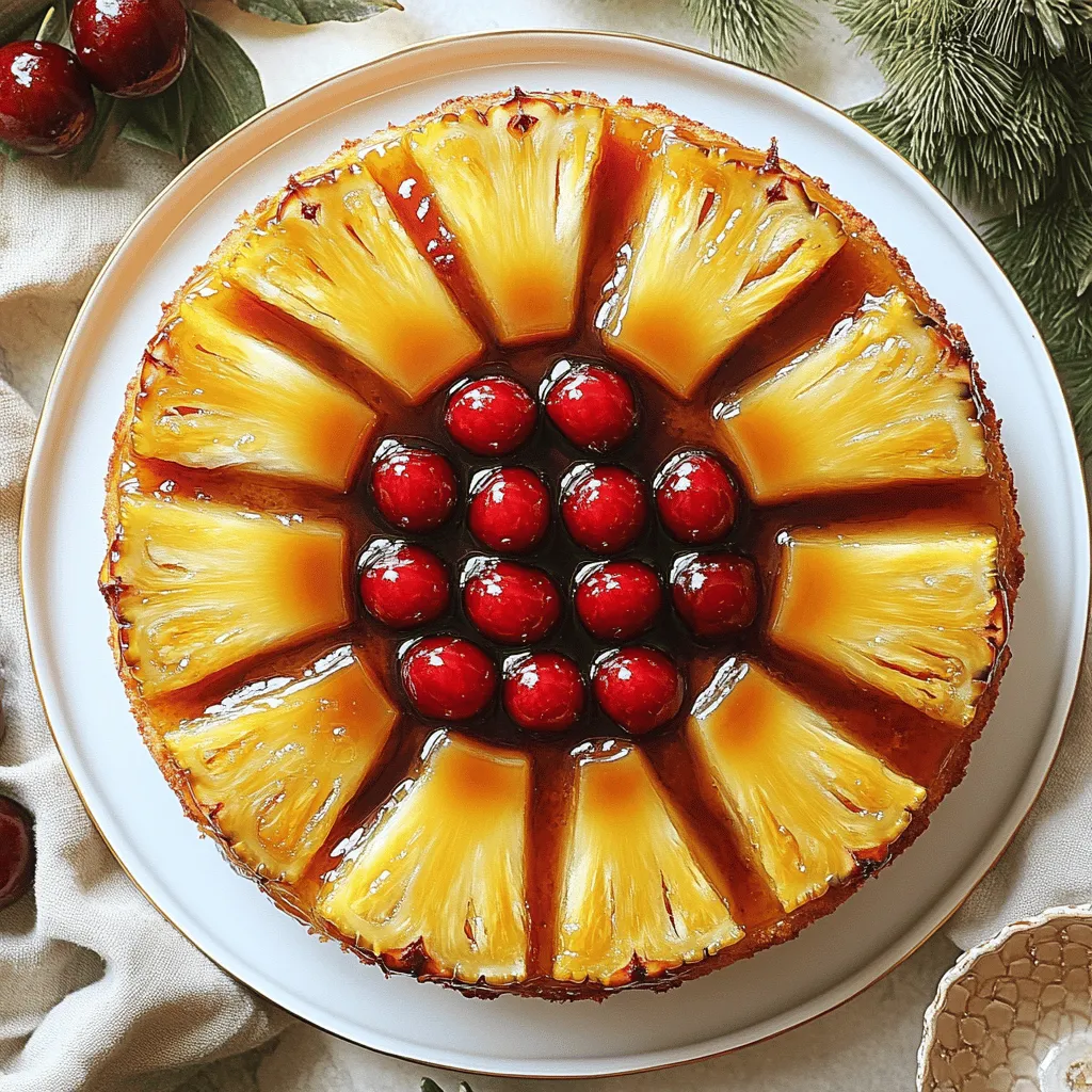 - 1 Dose geschnittene Ananas (in Sirup) - 100 g Butter, weich - 150 g brauner Zucker
