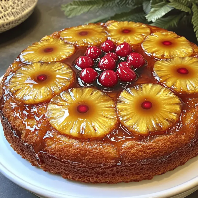 - 1 Dose geschnittene Ananas (in Sirup) - 100 g Butter, weich - 150 g brauner Zucker
