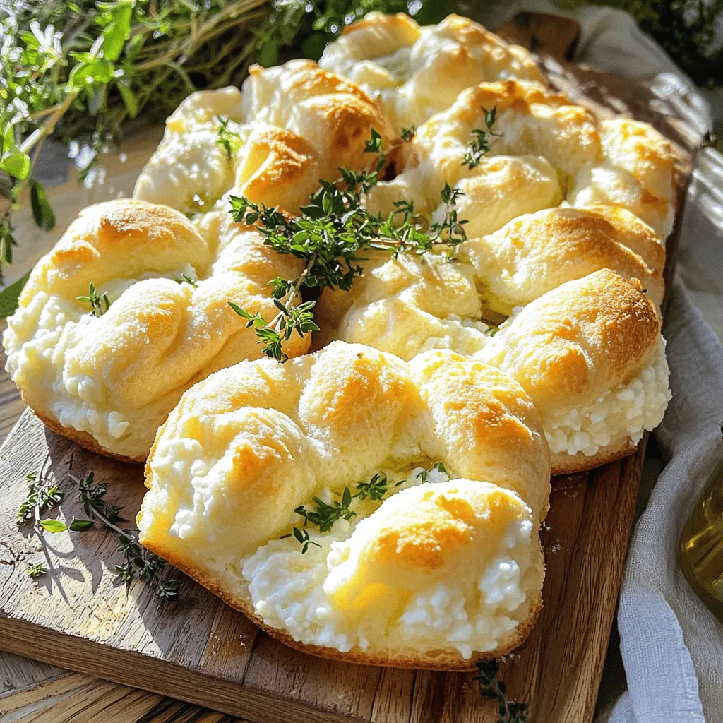 Für dieses leckere Cloud-Brot benötigen Sie: - 1 ½ Tassen Hüttenkäse (Cottage Cheese) - 3 große Eier - 1 Teelöffel Backpulver - ¼ Teelöffel Salz - ½ Teelöffel Knoblauchpulver (optional, für zusätzlichen Geschmack) - ½ Teelöffel italienische Kräuter (optional) - 1 Esslöffel Olivenöl
